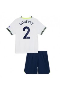 Tottenham Hotspur Matt Doherty #2 Babytruitje Thuis tenue Kind 2022-23 Korte Mouw (+ Korte broeken)
